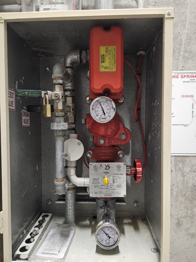Wet Pipe Fire Sprinkler System